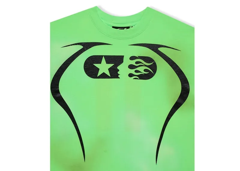 Hellstar Warm Up T-shirt Neon Green