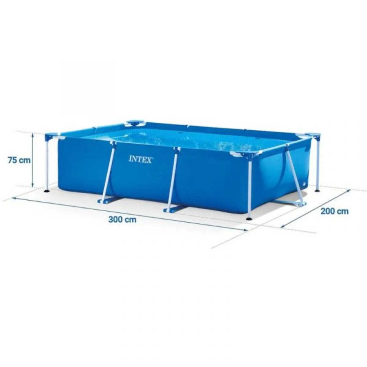 Intex Piscina Rectangular 3.834lt