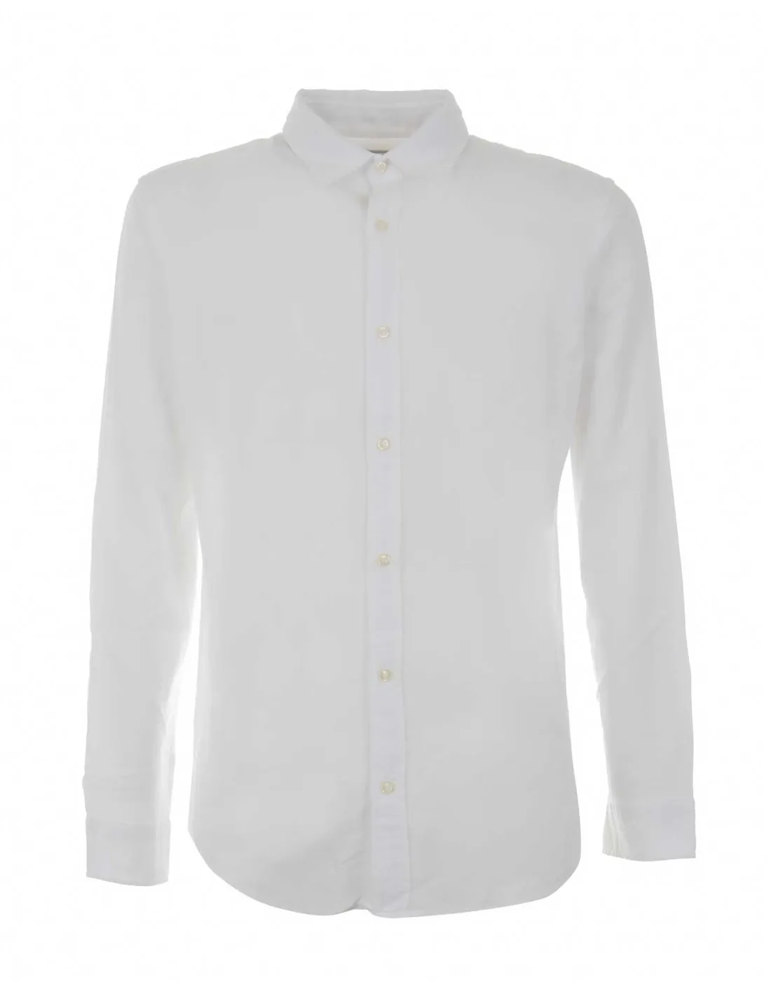 JACK & JONES - Camisa blanca JJElinen 12248579 Hombre