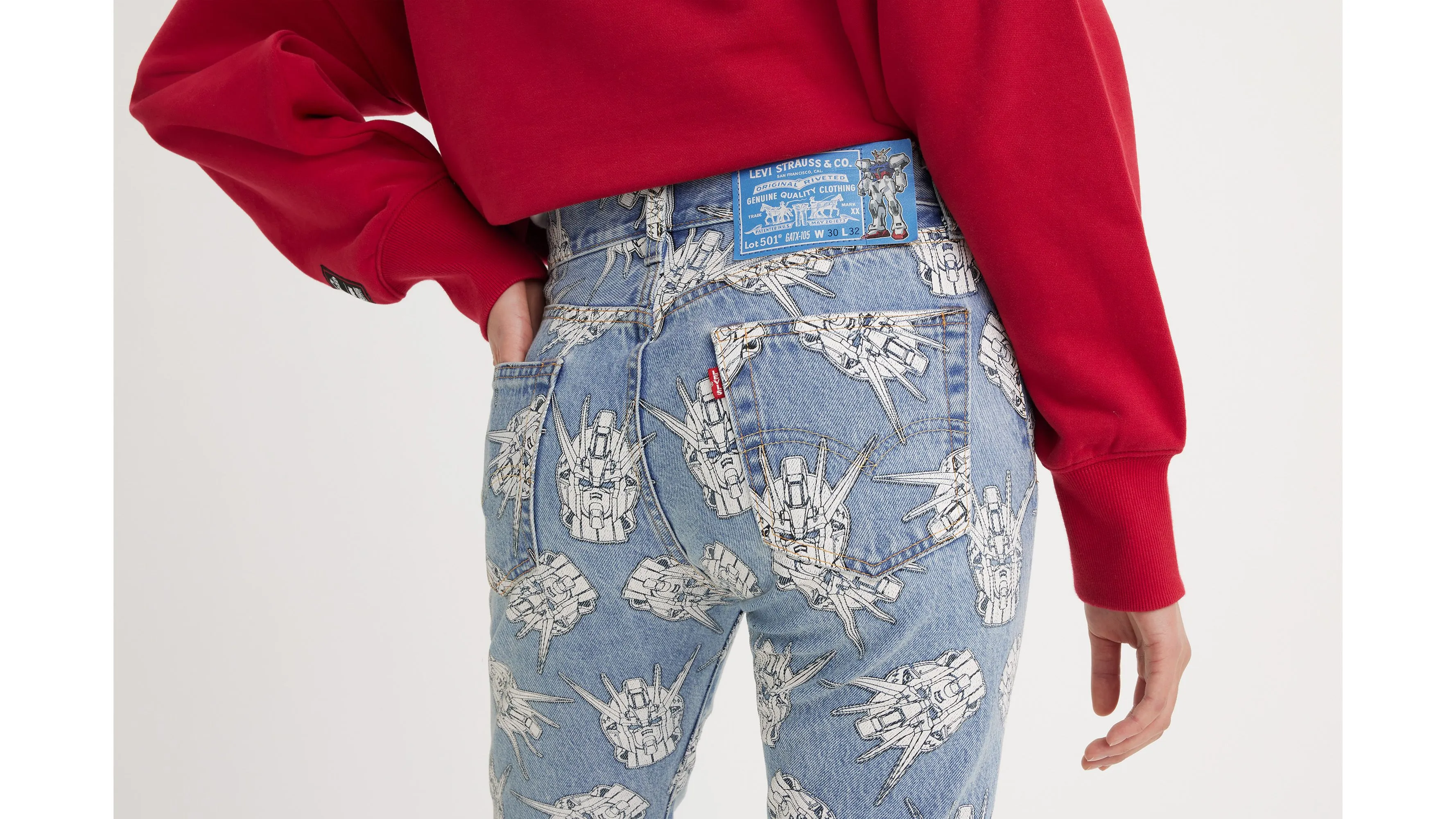 Jeans Rectos Levi's® X Gundam Seed 501® '93