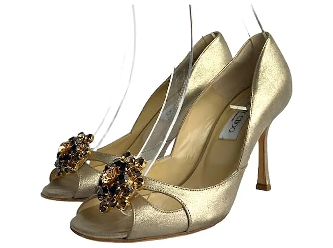 Jimmy Choo Zapatos de tacón Dorado 