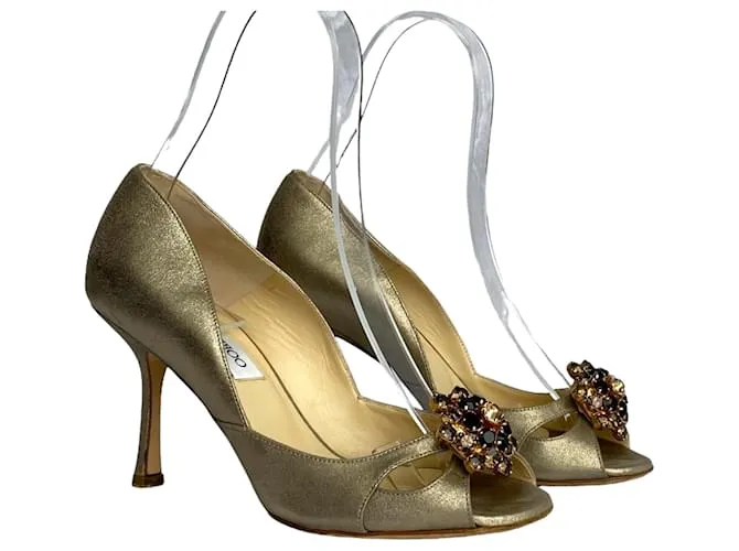 Jimmy Choo Zapatos de tacón Dorado 