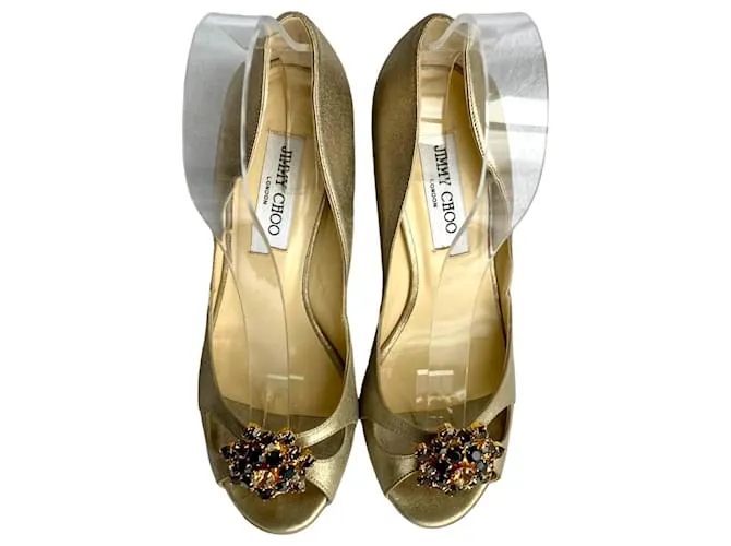 Jimmy Choo Zapatos de tacón Dorado 