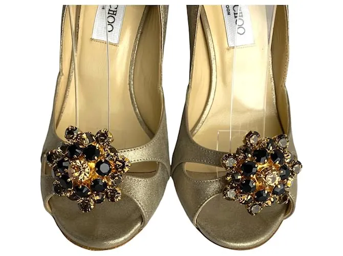 Jimmy Choo Zapatos de tacón Dorado 