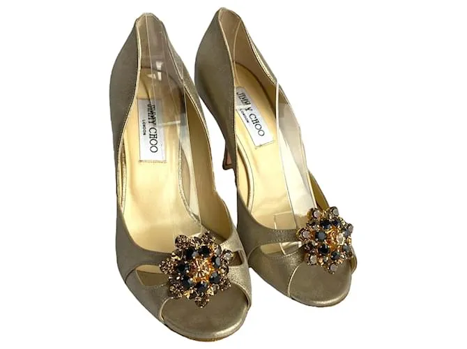 Jimmy Choo Zapatos de tacón Dorado 