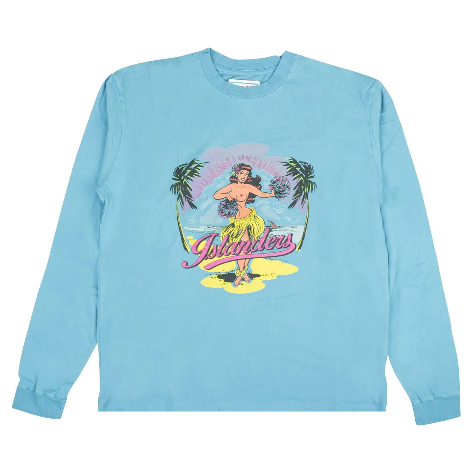 Just Don Long-Sleeve Island Scene T-Shirt