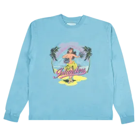 Just Don Long-Sleeve Island Scene T-Shirt