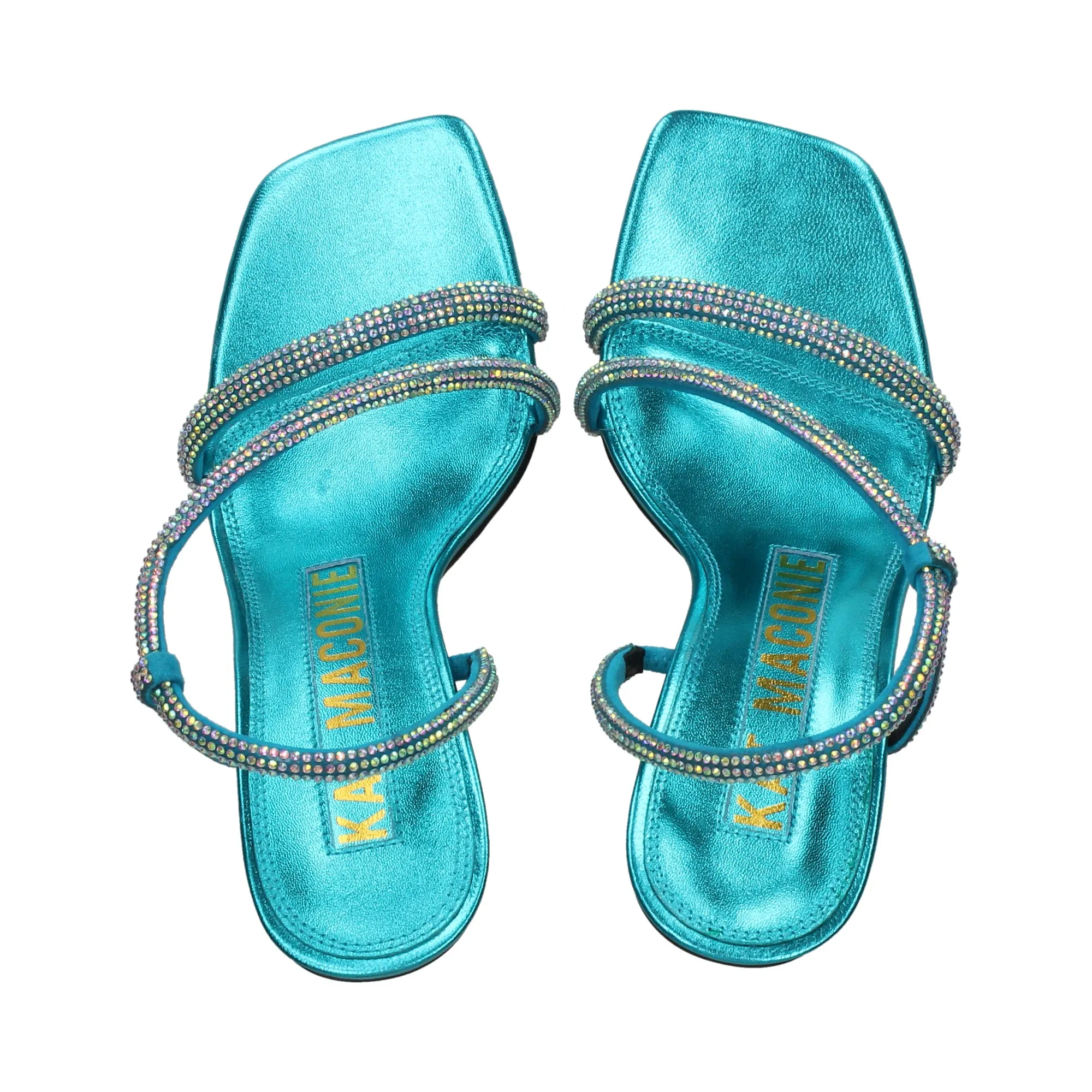 KAT MACONIE Sandalias con tacón de Mujer BLUE ZICORN