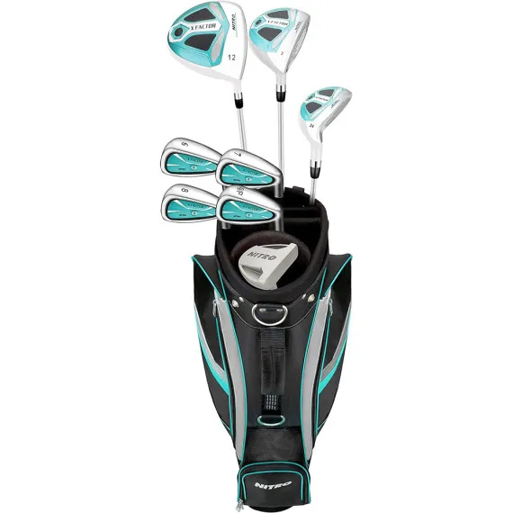 Kit de Golf Nitro X Factor Pro Grafito Lady 13 Piezas