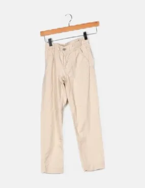 LOGG Pantalón beige básico