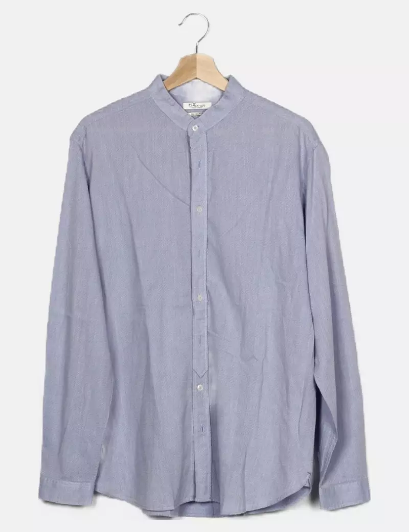 Mango Camisa azul casual