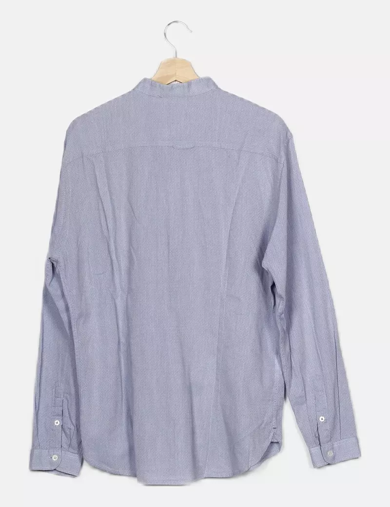 Mango Camisa azul casual