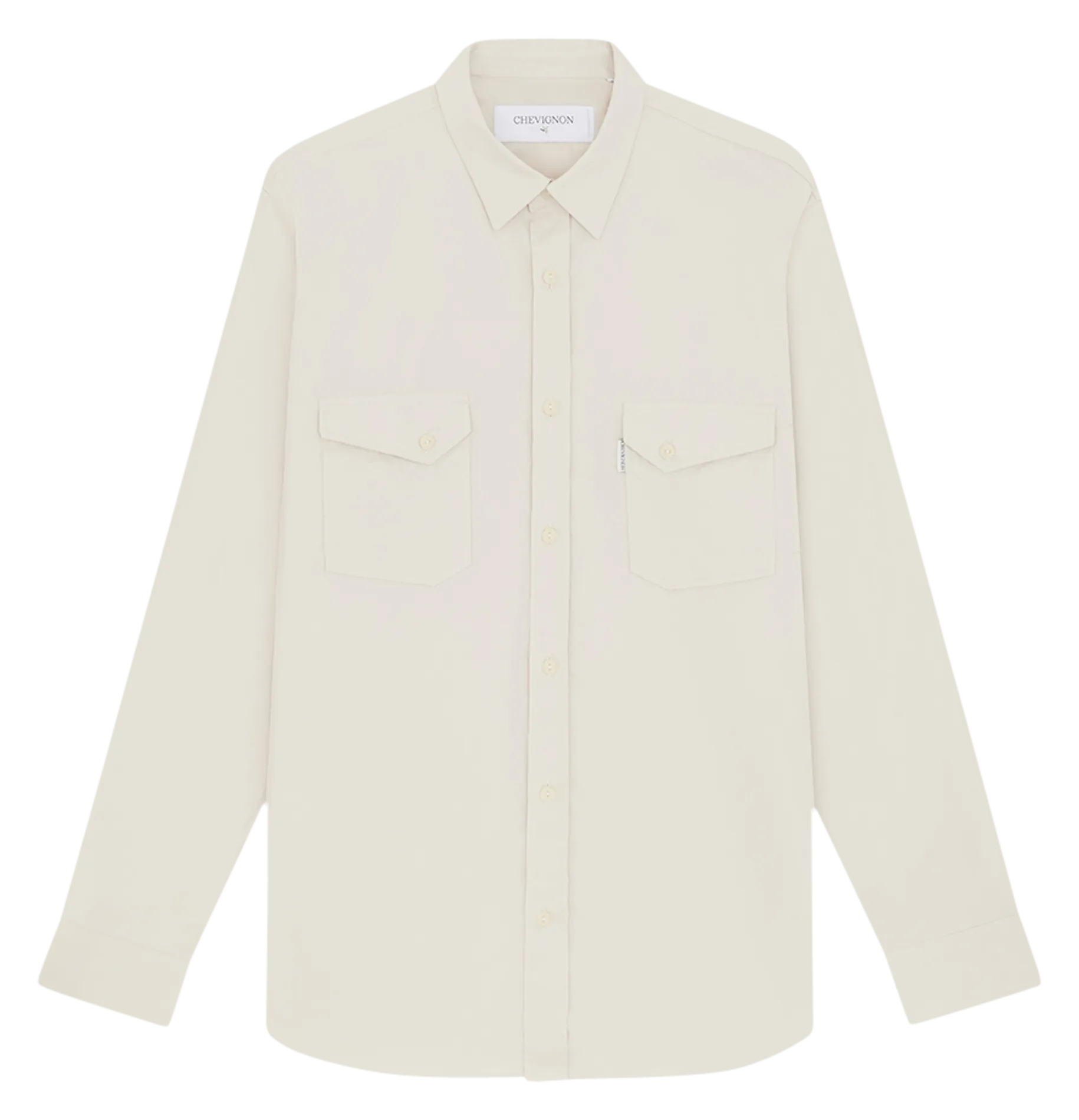 MEXICO - Camisa regular de algodón orgánico en beige