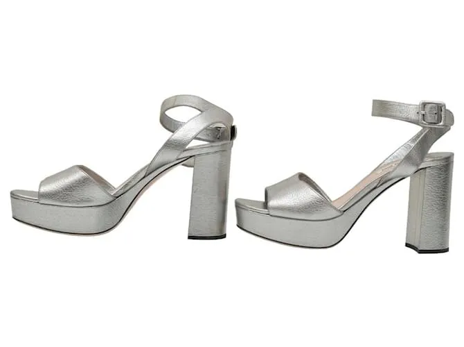 Miu Miu Zapatos de tacón Plata 