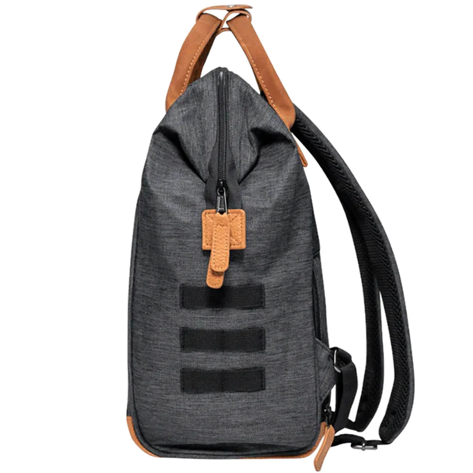 Mochila Cabaia Londres Medium (Gris oscura / marrón)