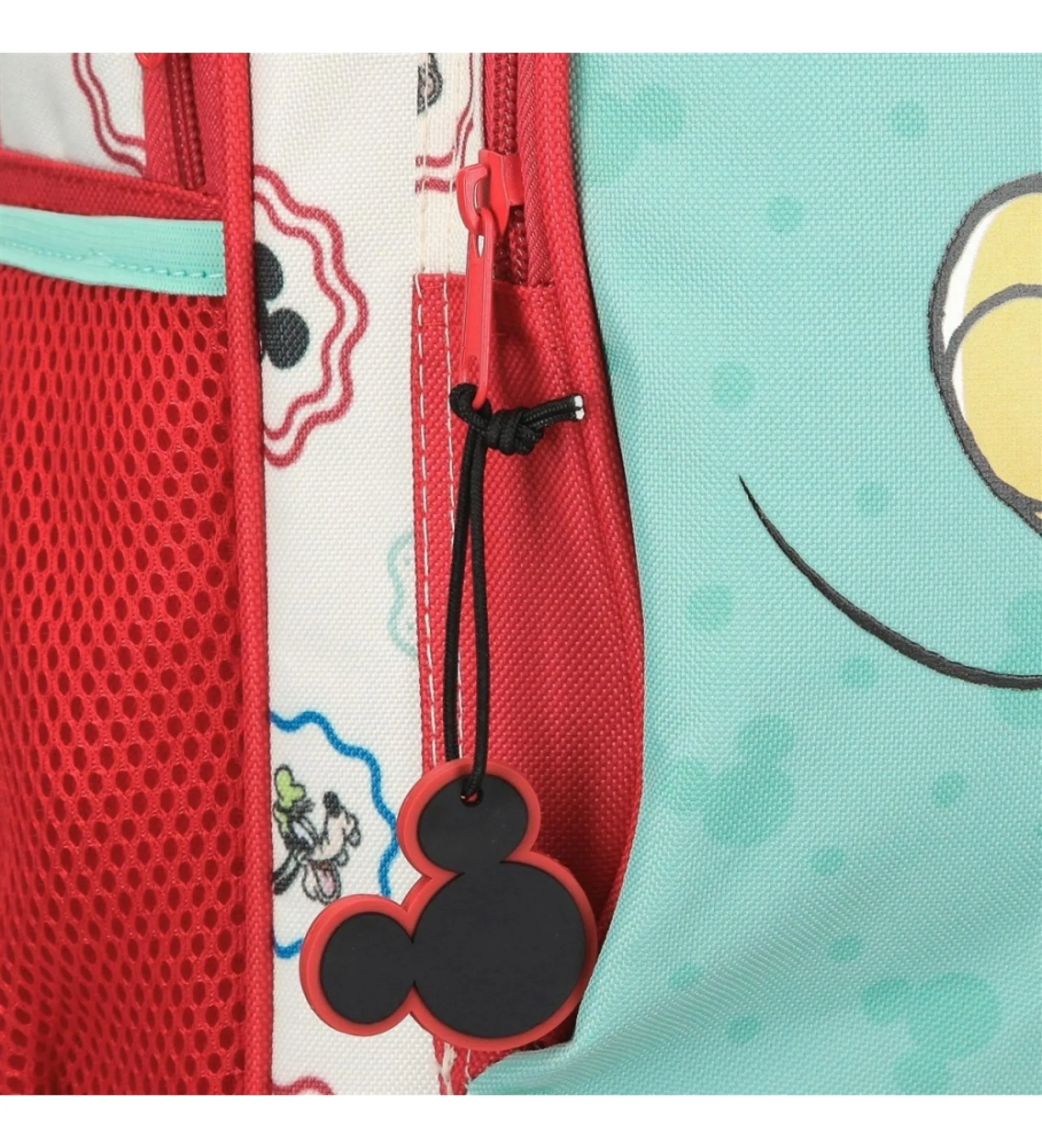 Mochila de paseo Mickey Best friends together con carro multicolor