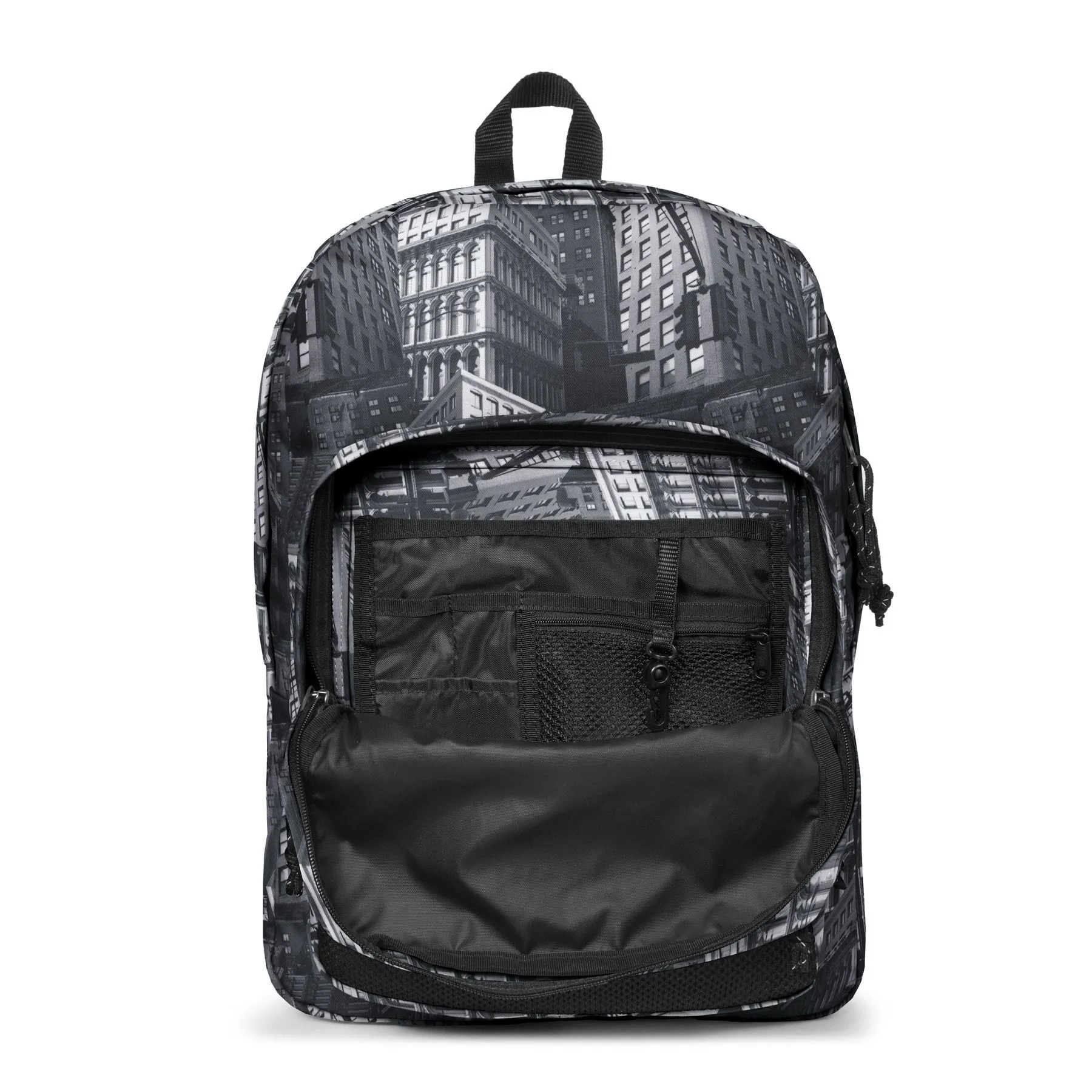 MOCHILA EASTPAK Pinnacle Triple 38 litros EK06071Y Chroblack edificios gris negro