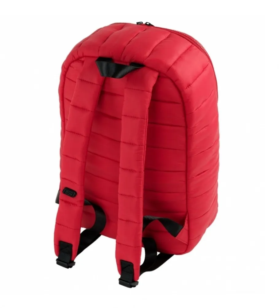 Mochila escolar S983 rojo -28x40x15 cm-