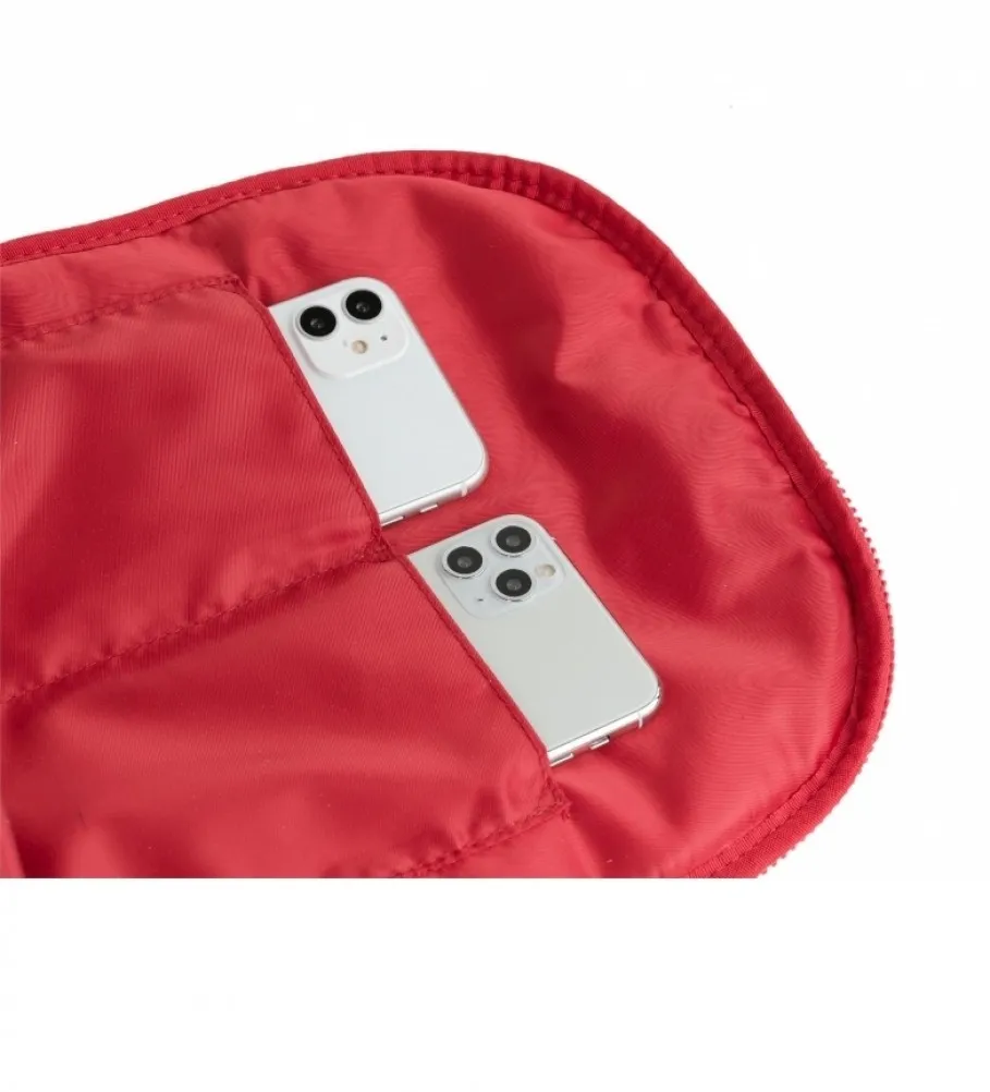 Mochila escolar S983 rojo -28x40x15 cm-