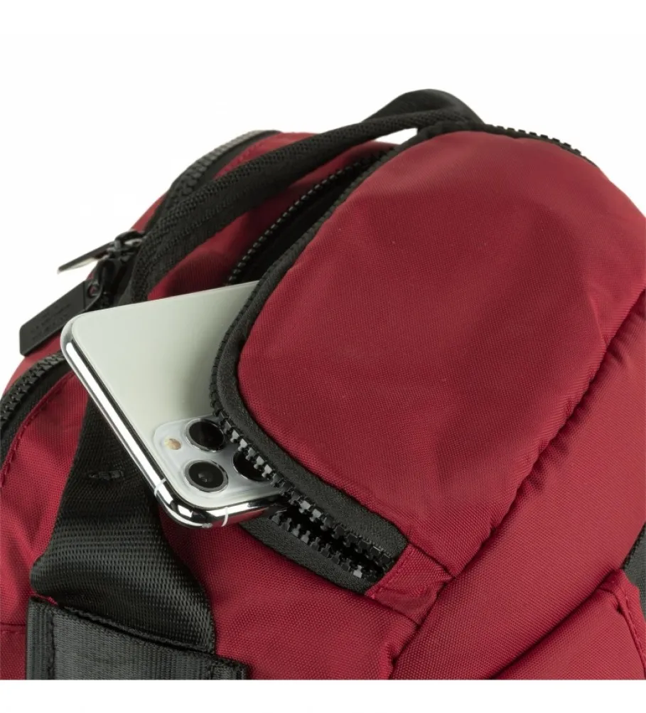 Mochila escolar S988 rojo -31x42,5x16 cm-