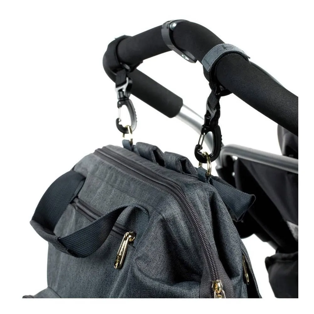 Mochila Glam Goldie LASSIG Anthracite