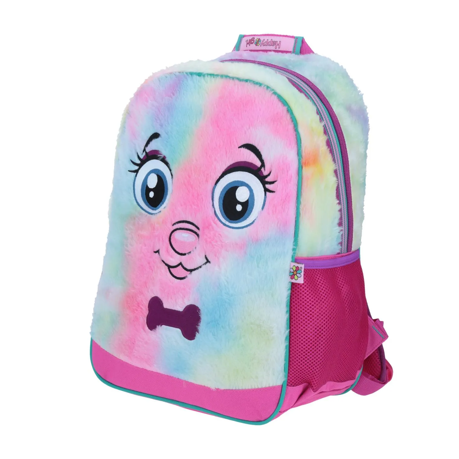 Mochila grande Rosa HAPPY GIRL Porta tablet.