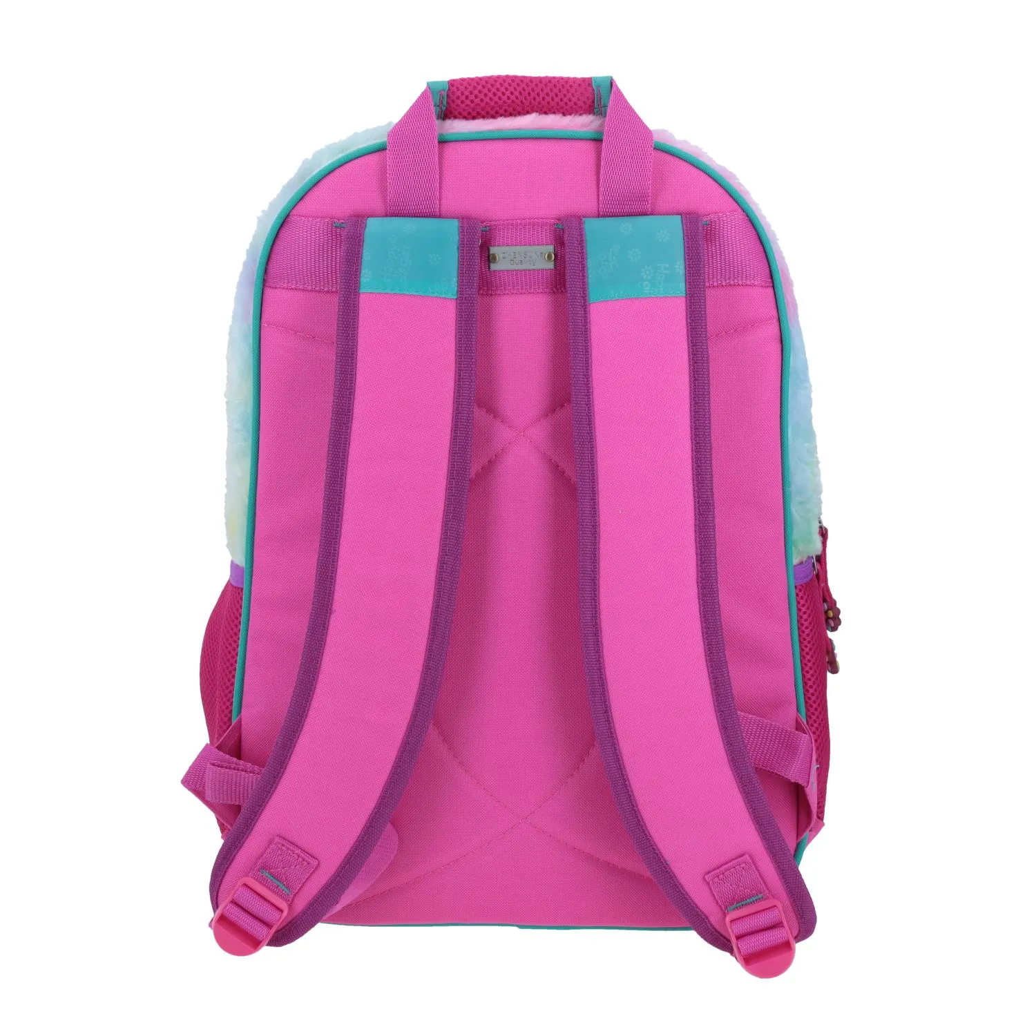 Mochila grande Rosa HAPPY GIRL Porta tablet.