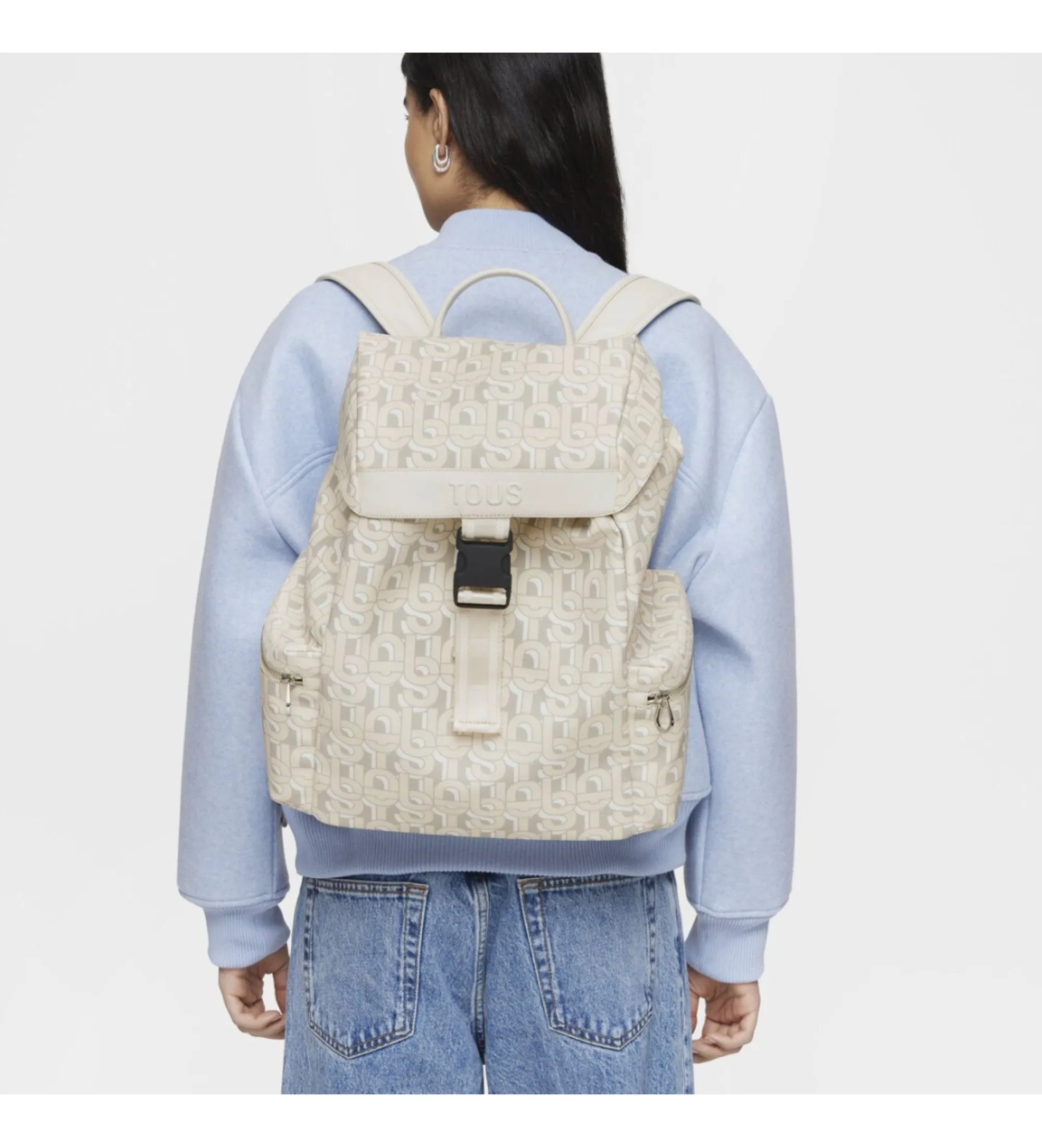 Mochila L. T Manifesto Beige