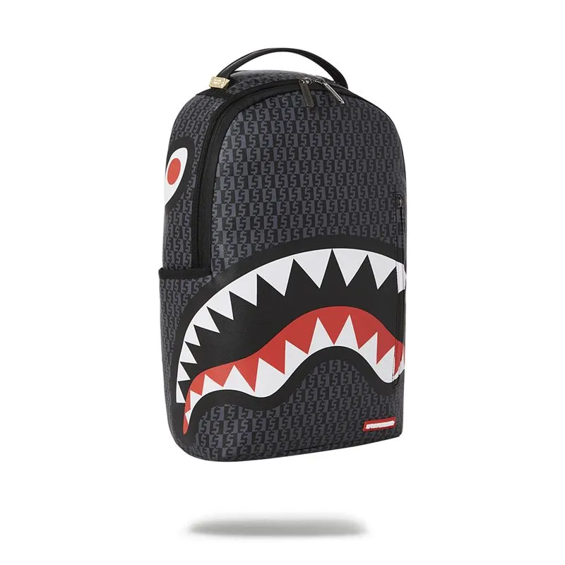 Mochila Urbano Mujer Sprayground Money Check Gris Savage