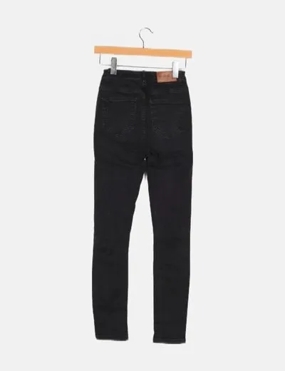 NA-KD Jeans skinny ripped negro