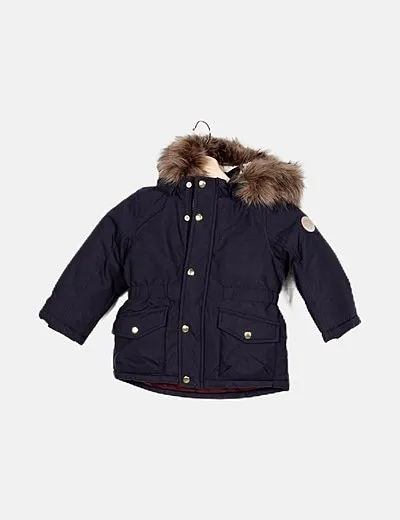 Name it Parka azul marino capucha