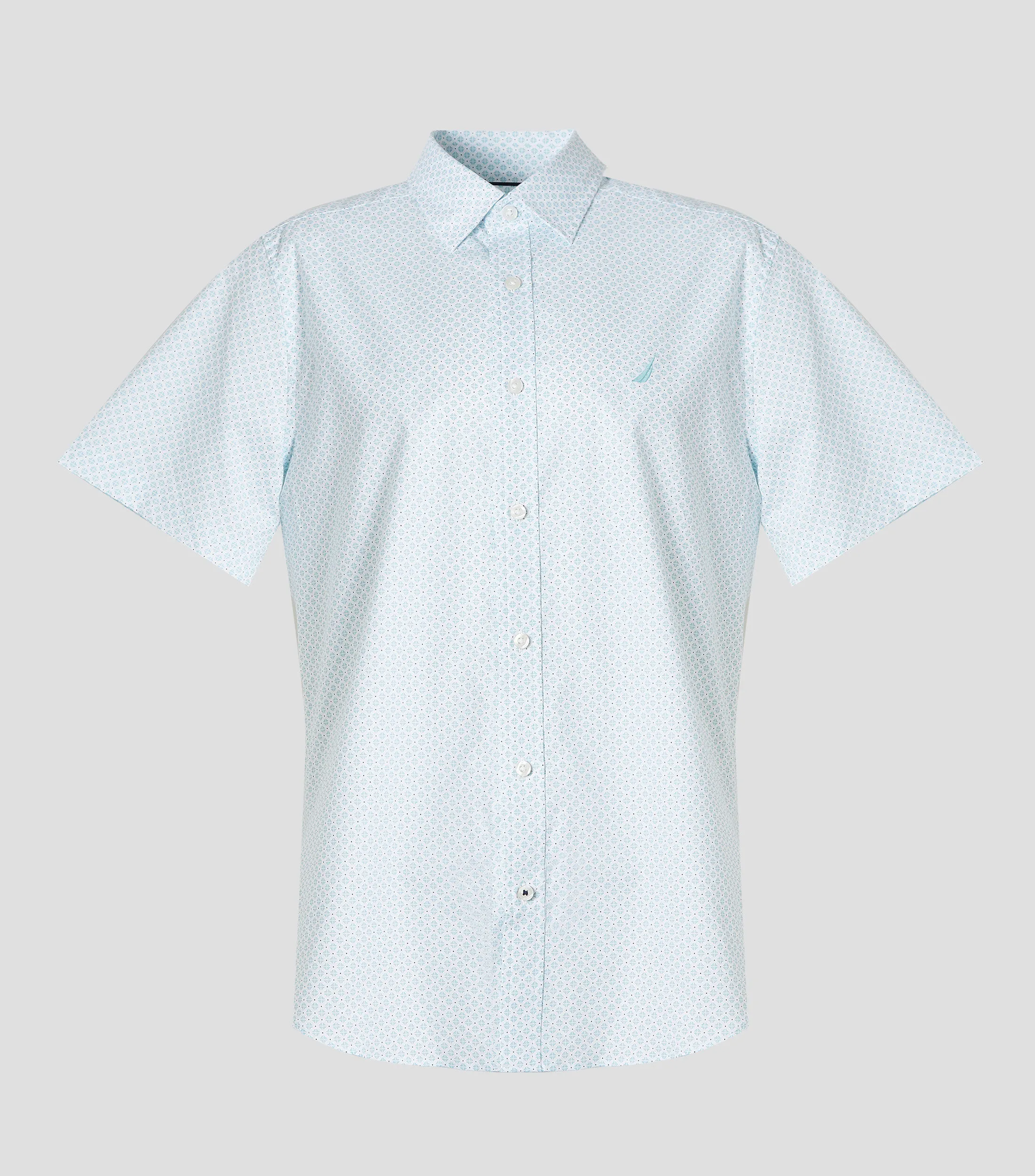 Nautica Camisa monogram manga corta Hombre