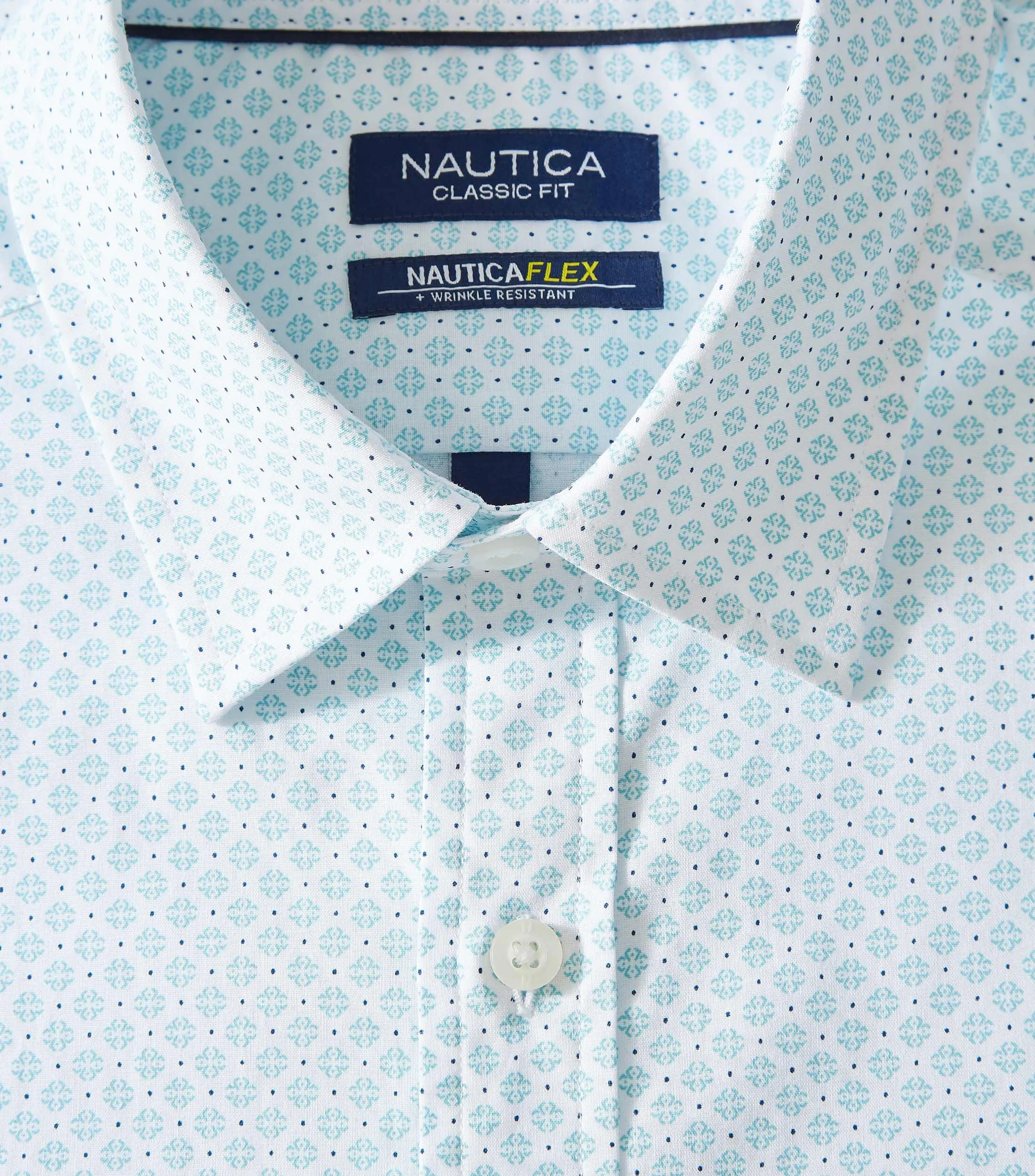 Nautica Camisa monogram manga corta Hombre