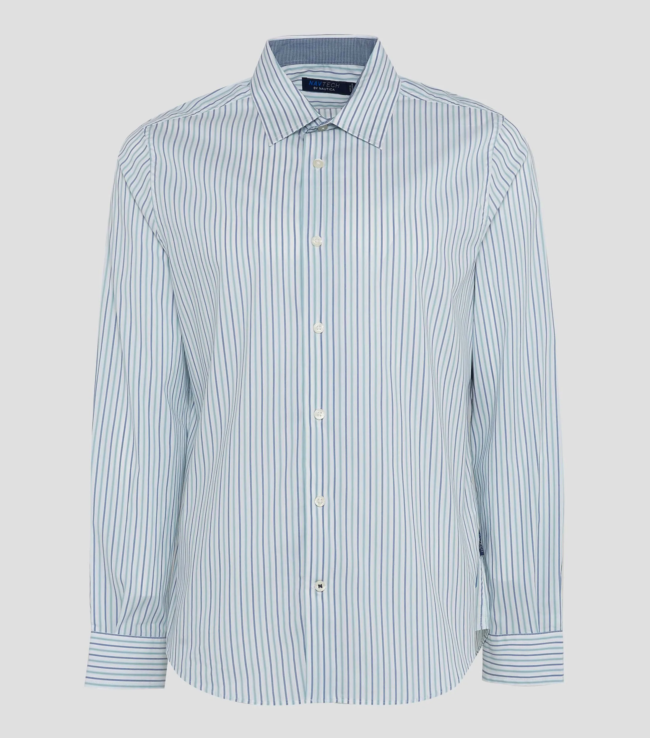 Nautica Camisa rayas manga larga Hombre