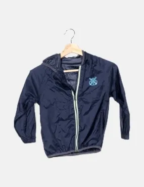 NoName Chaqueta azul marino detalle capucha