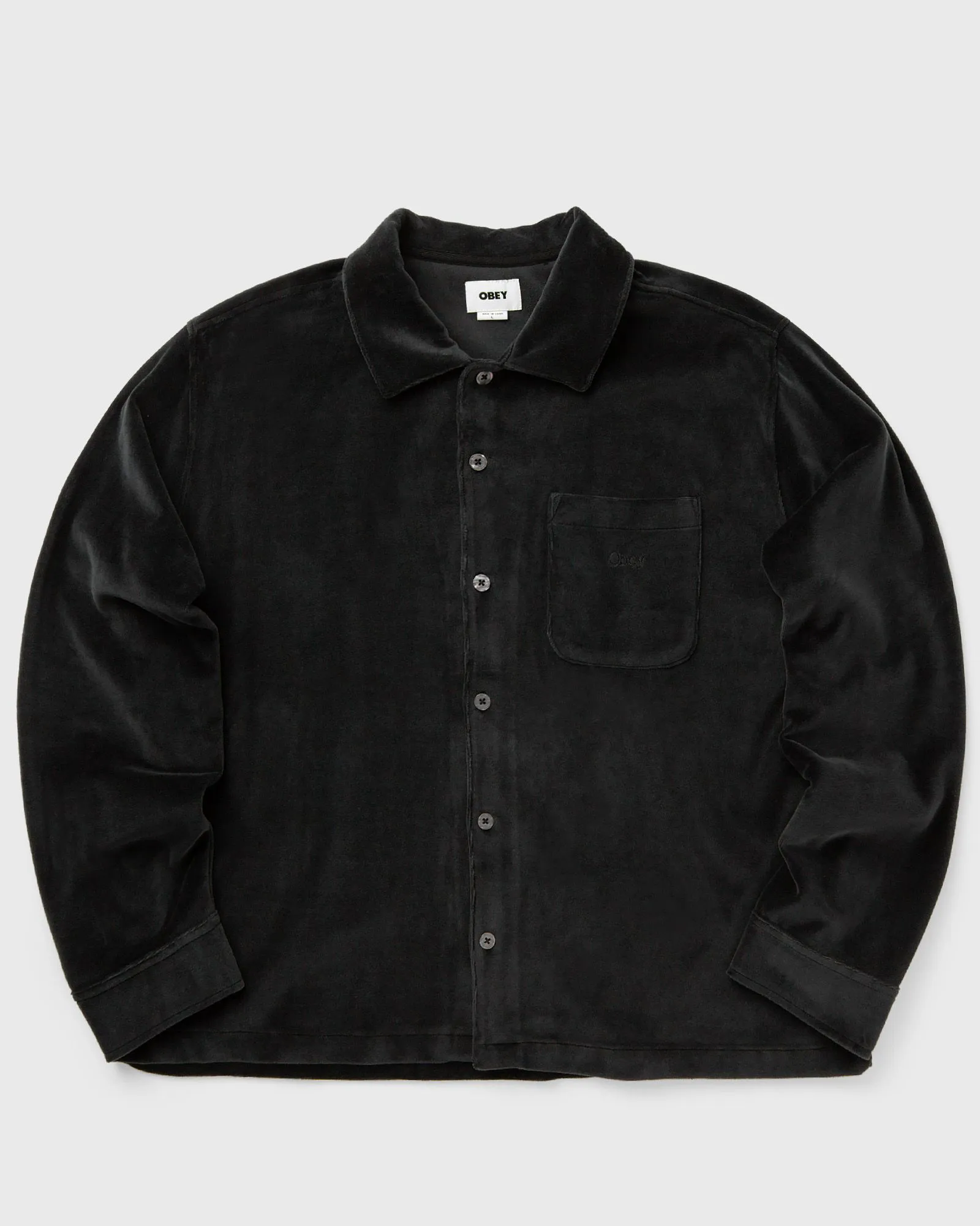 OBEY Button Up Shirt Long Sleeve