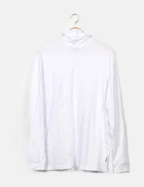 ONLY & SONS Camiseta blanca cuello vuelto