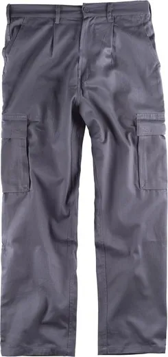 Pantalón con cintura elástica 100% Algodón Gris