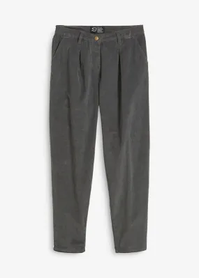 Pantalón de pana Gris oscuro