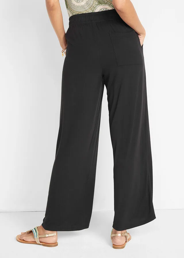 Pantalón de punto Negro