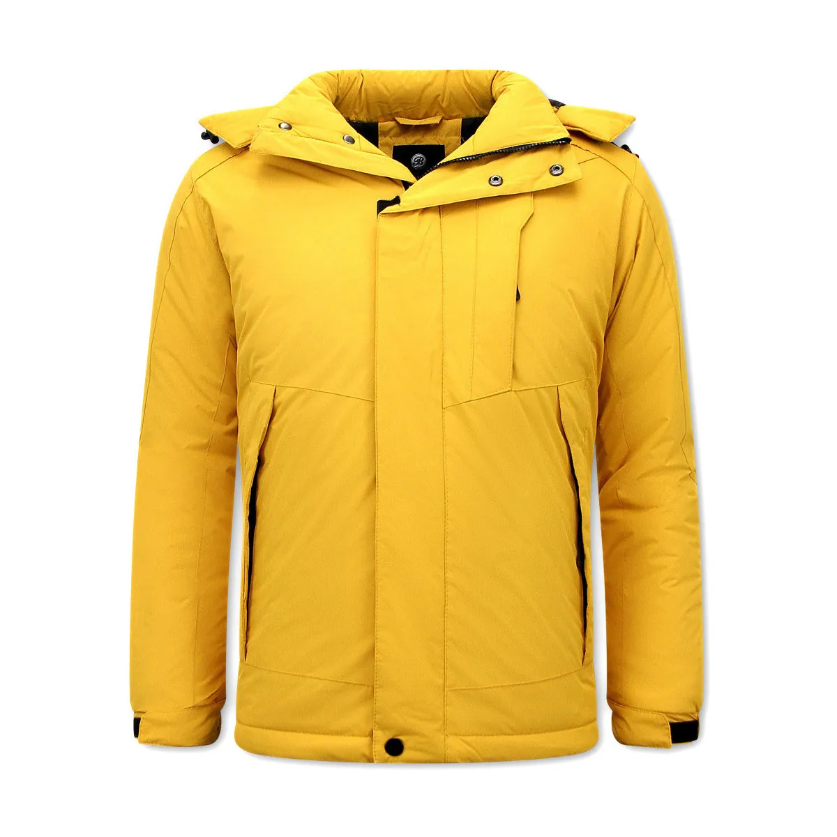 Parka Hombre Capucha Pelo