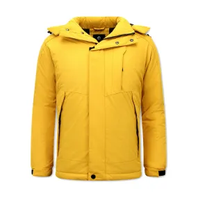 Parka Hombre Capucha Pelo