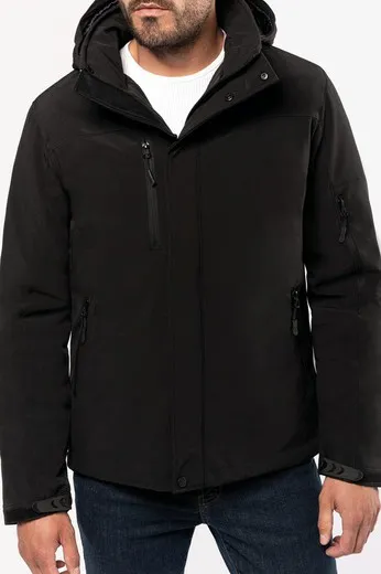 Parka Softshell acolchada con capucha hombre