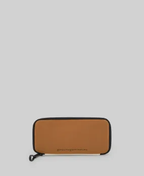 Rectangular tricolor wallet woman