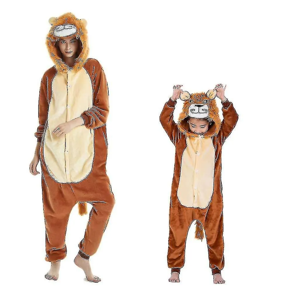 Regenboghorn Traje de León Pijama Onesie Kigurumi Mono Animal Sudadera con capucha