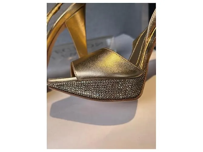 Rene Caovilla Zapatos de tacón Dorado 