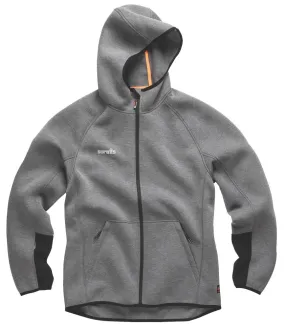 Scruffs Air-Layer, sudadera de trabajo con capucha, gris, talla M (pecho 42)