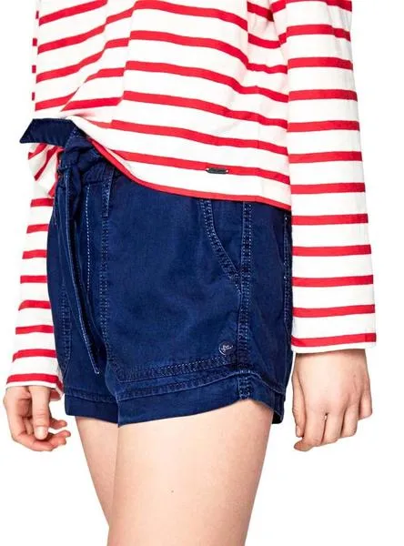 short pepe jeans sadie island denim mujer