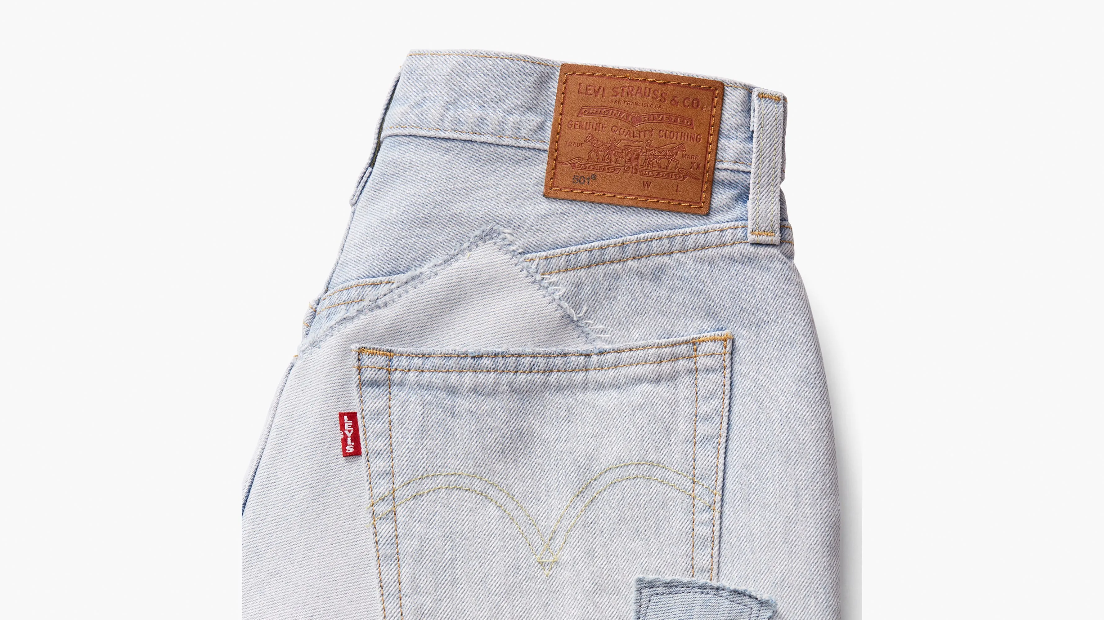 Shorts Jeans De Tiro Alto 501® Original