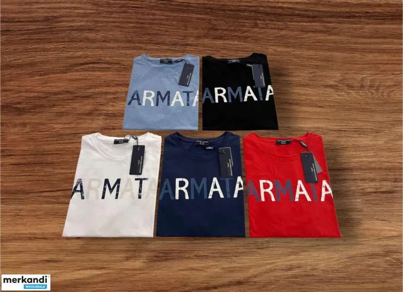 Stock Armata di mare jeans camiseta hombre s/s